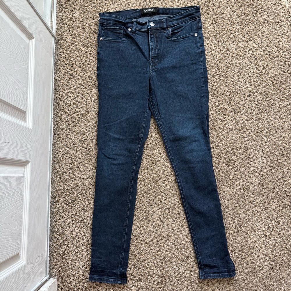 Express - Denim Perfect High Rise Legging Jeans - Size 10